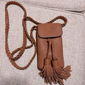 Rebecca Minkoff Isobel crossbody in almond
Like new